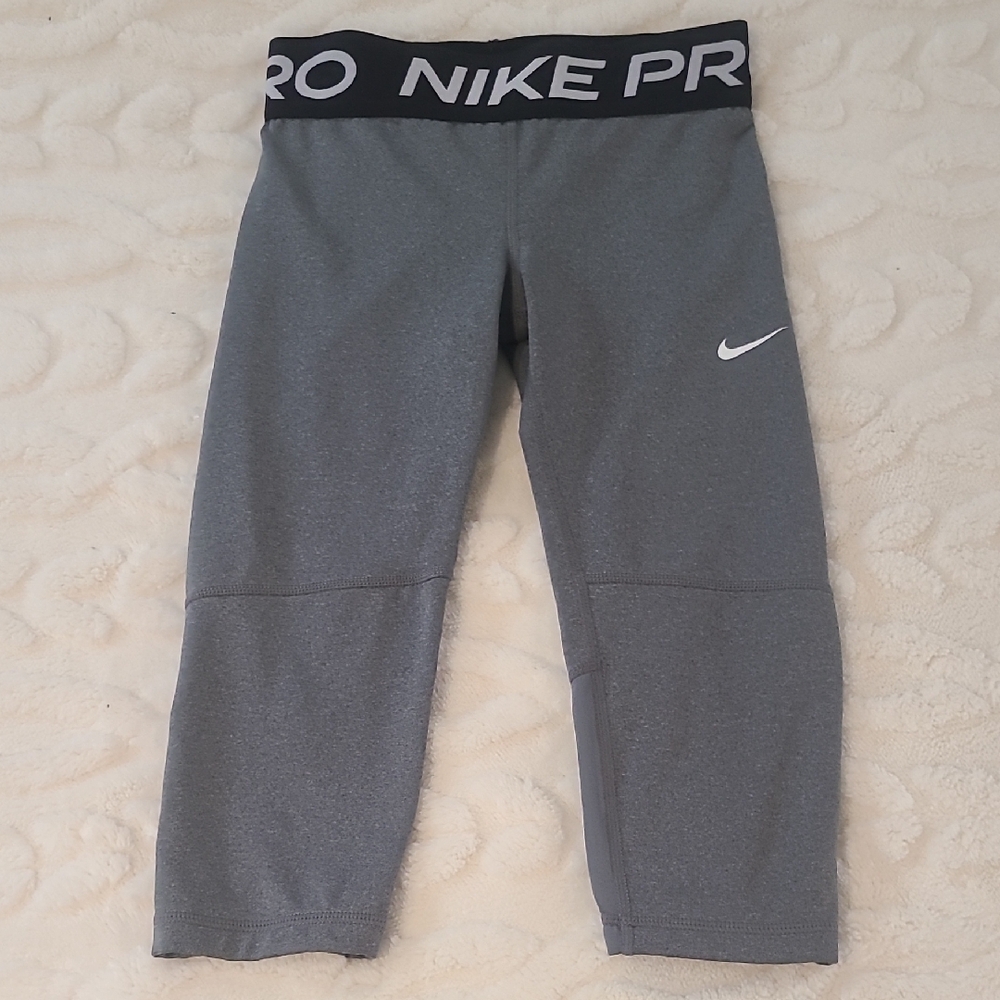Nike Kids Gray Athletic Bottoms